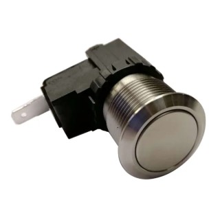 RS PRO Push Button Switch, Momentary, Panel Mount, 19.1 mm Cutout, SPST, IP67, 36 V DC 250 V AC 175-8365