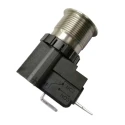 RS PRO Push Button Switch, Momentary, Panel Mount, 19.1 mm Cutout, SPST, IP67, 36 V DC 250 V AC 175-8365