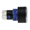 RS PRO Illuminated Push Button Switch, Latching, Panel Mount, 22.2 mm Cutout, DPDT, Green LED, IP65, 250V AC 3.5A 175-8398
