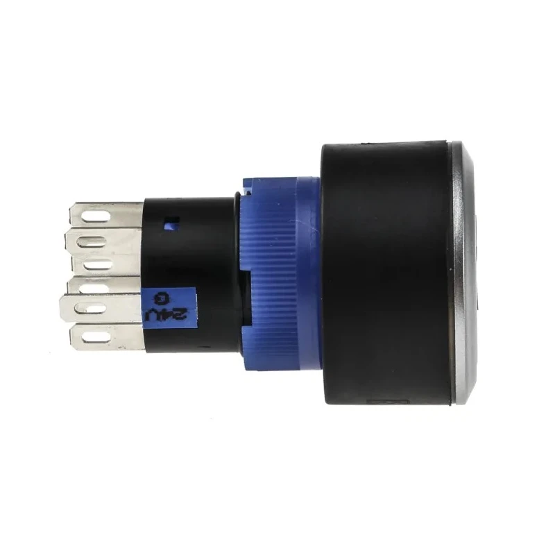 RS PRO Illuminated Push Button Switch, Latching, Panel Mount, 22.2 mm Cutout, DPDT, Green LED, IP65, 250V AC 3.5A 175-8398