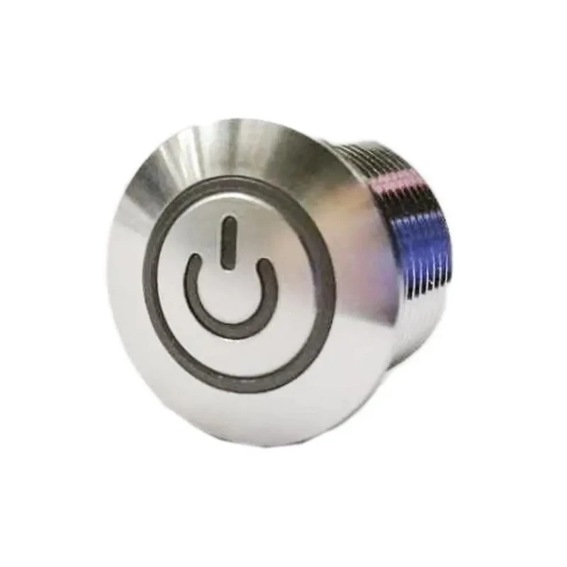 RS PRO Illuminated Push Button Switch, Momentary, Panel Mount, 16 mm Cutout, SPST, White LED, IP67, 36 V DC 175-8454