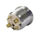 RS PRO Illuminated Push Button Switch, Momentary, Panel Mount, 16 mm Cutout, SPST, White LED, IP67, 36 V DC 175-8454