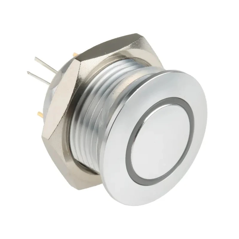 RS PRO Illuminated Momentary Push Button Switch Panel Mount SPST RGB LED IP67 36 V DC 175-8470