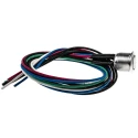 RS PRO Illuminated Push Button Switch Momentary, Panel Mount, 16 mm Cutout, SPST RGB LED, IP67, 36 V dc 175-8462