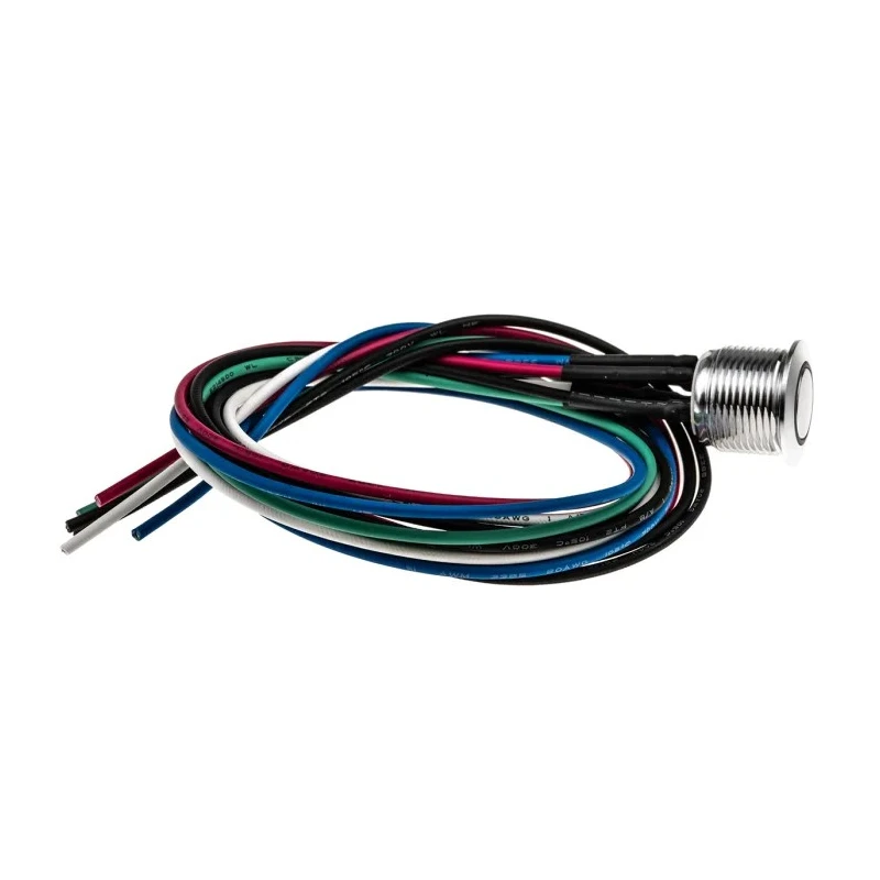 RS PRO Illuminated Push Button Switch Momentary, Panel Mount, 16 mm Cutout, SPST RGB LED, IP67, 36 V dc 175-8462