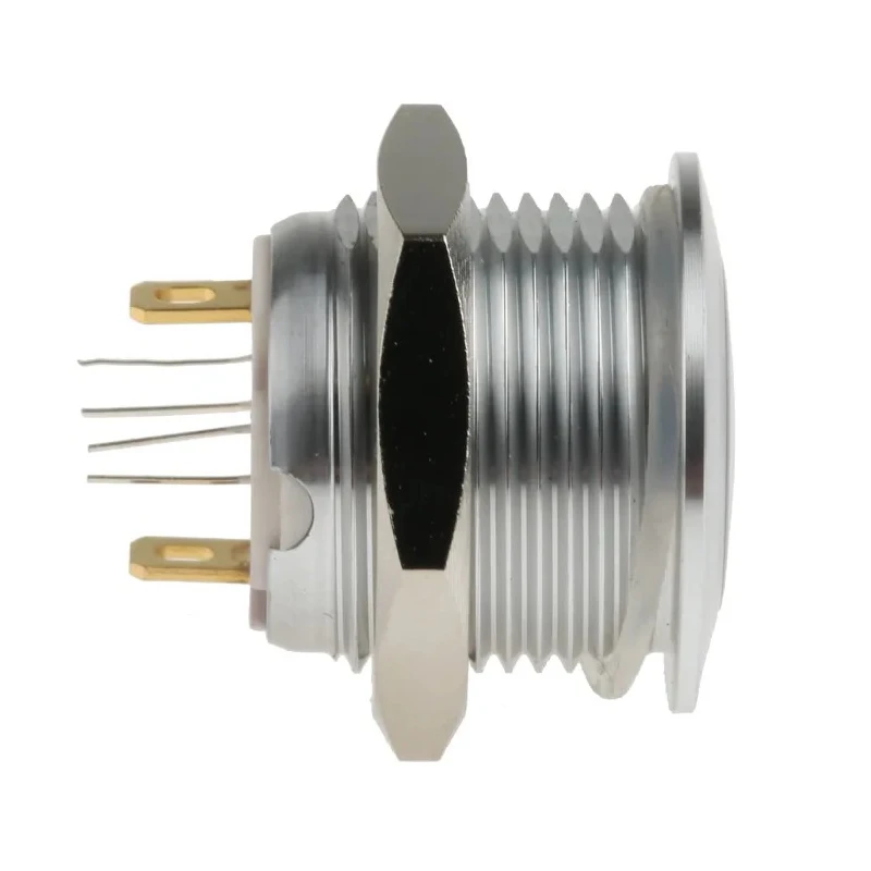 RS PRO Illuminated Momentary Push Button Switch Panel Mount SPST RGB LED IP67 36 V DC 175-8470