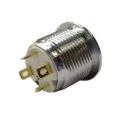 RS PRO Illuminated Momentary Push Button Switch, Panel Mount, 16 mm Cutout, SPST, Yellow LED, IP67, 36 V dc 175-8533