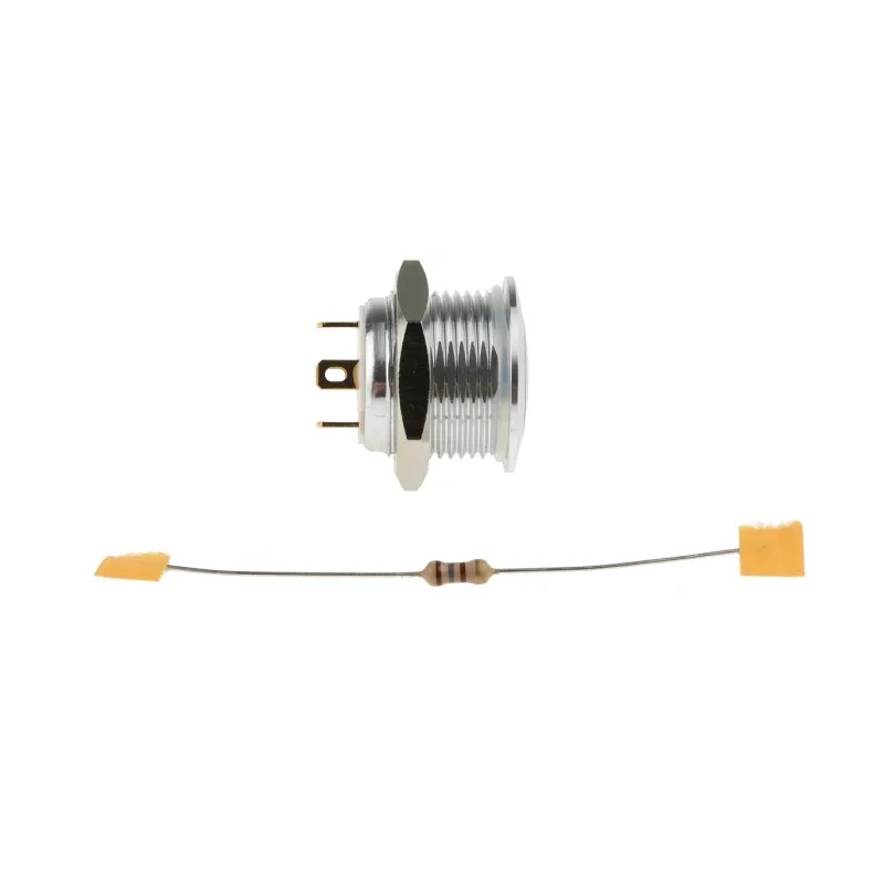 RS PRO Illuminated Push Button Switch Momentary Panel Mount SPST Red LED 16 mm Cutout IP67 36 V dc 175-8532