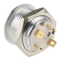 RS PRO Illuminated Push Button Switch Momentary Panel Mount SPST Red LED 16 mm Cutout IP67 36 V dc 175-8532