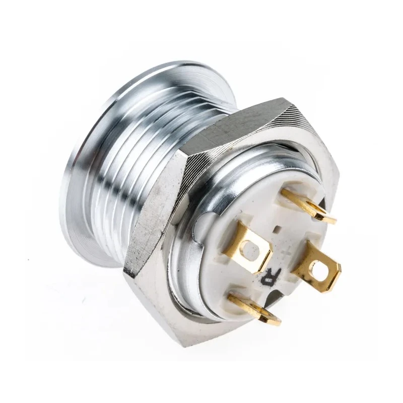 RS PRO Illuminated Momentary Push Button Switch, Panel Mount, 16 mm Cutout, SPST, Red LED, IP67, 36 V dc 175-8534