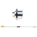 RS PRO Illuminated Momentary Push Button Switch, Panel Mount, 16 mm Cutout, SPST, Red LED, IP67, 36 V dc 175-8534