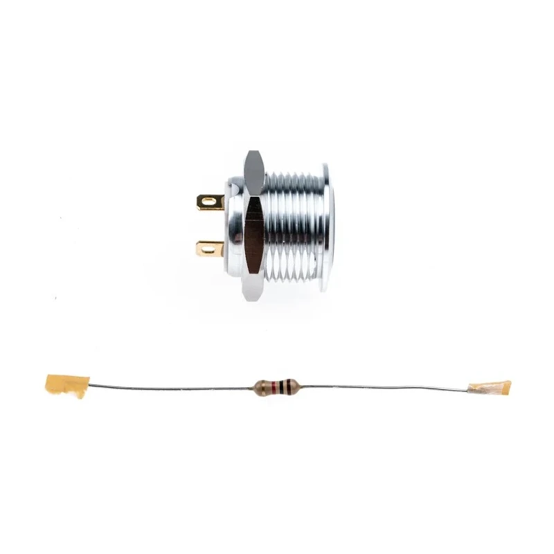 RS PRO Illuminated Momentary Push Button Switch, Panel Mount, 16 mm Cutout, SPST, Red LED, IP67, 36 V dc 175-8534