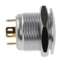 RS PRO Illuminated Momentary Push Button Switch, Panel Mount, 16 mm Cutout, SPST, White LED, IP67, 36 V dc 175-8550