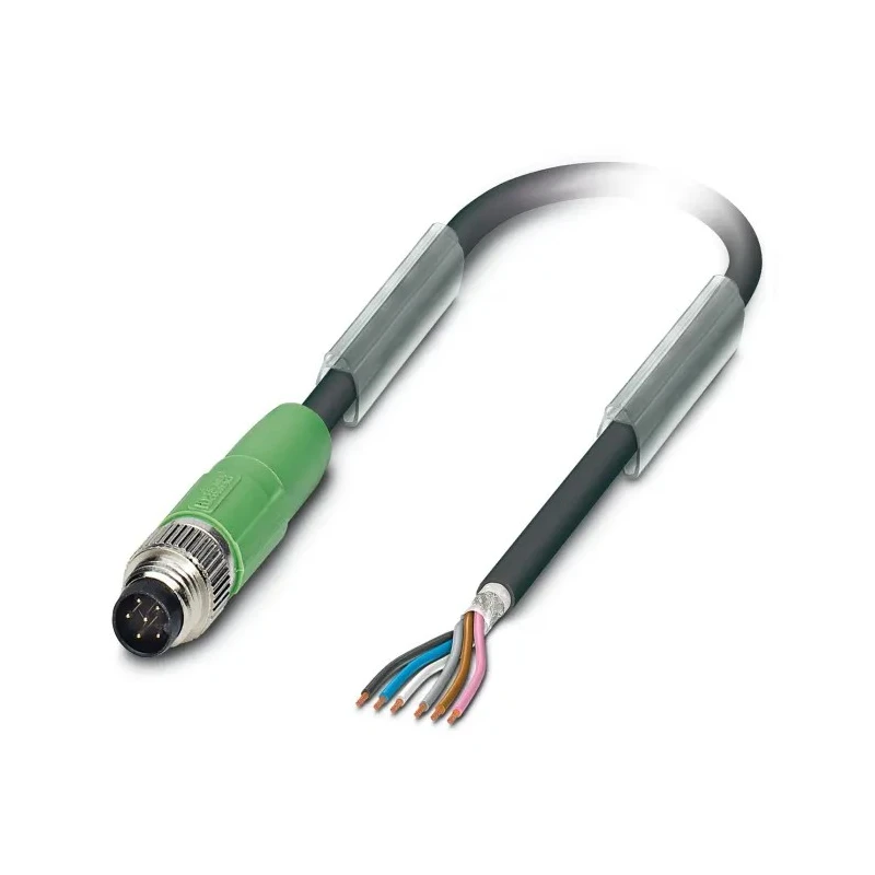 Phoenix Contact Sensor Actuator Cable Male 6 way Straight to 6 way Unterminated, Polyurethane Jacket, 3 m, 30V 1522309