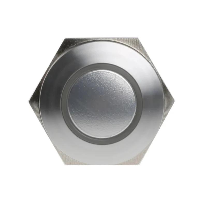 RS PRO Illuminated Momentary Push Button Switch, Panel Mount, 16 mm Cutout, SPST, White LED, IP67, 36 V dc 175-8550