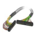 Phoenix Contact FLK 50/EZ-DR/50/KONFEK Series Cable for Use with DCS, PLC 30V AC Supply Voltage 0.5m Length 2289065