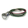 RS PRO Illuminated Momentary Push Button Switch, Panel Mount, 16 mm Cutout, SPST, Blue LED, IP67 Rated, 36 V dc, 2A 175-8565