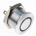 RS PRO Illuminated Momentary Push Button Switch, Panel Mount, 16 mm Cutout, SPST, Green and Red LED, IP67, 36 V dc 175-8556