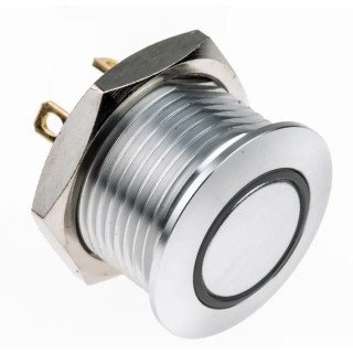 RS PRO Illuminated Momentary Push Button Switch, Panel Mount, 16 mm Cutout, SPST, Green and Red LED, IP67, 36 V dc 175-8556
