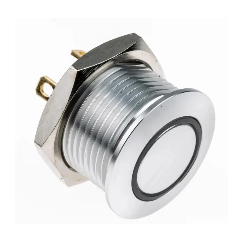RS PRO Illuminated Momentary Push Button Switch, Panel Mount, 16 mm Cutout, SPST, Green and Red LED, IP67, 36 V dc 175-8556