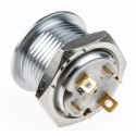 RS PRO Illuminated Momentary Push Button Switch, Panel Mount, 16 mm Cutout, SPST, Green and Red LED, IP67, 36 V dc 175-8556