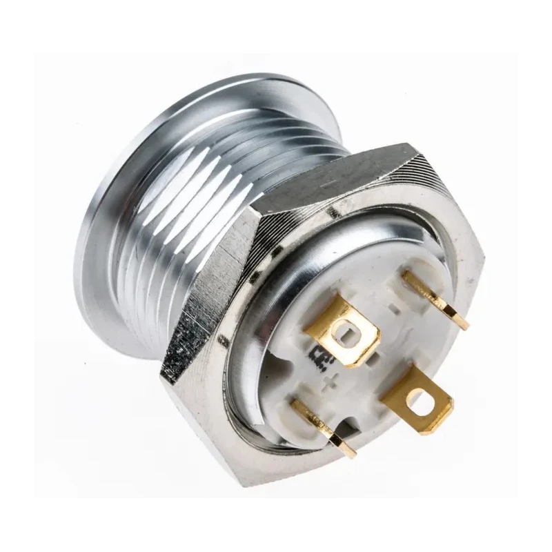 RS PRO Illuminated Momentary Push Button Switch, Panel Mount, 16 mm Cutout, SPST, Green and Red LED, IP67, 36 V dc 175-8556