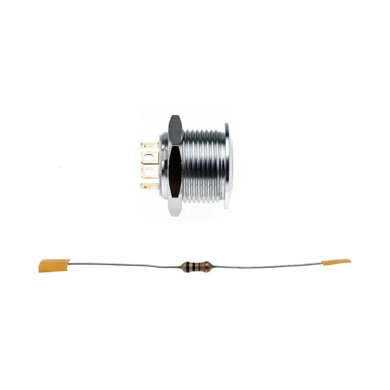 RS PRO Illuminated Momentary Push Button Switch, Panel Mount, 16 mm Cutout, SPST, Green and Red LED, IP67, 36 V dc 175-8556