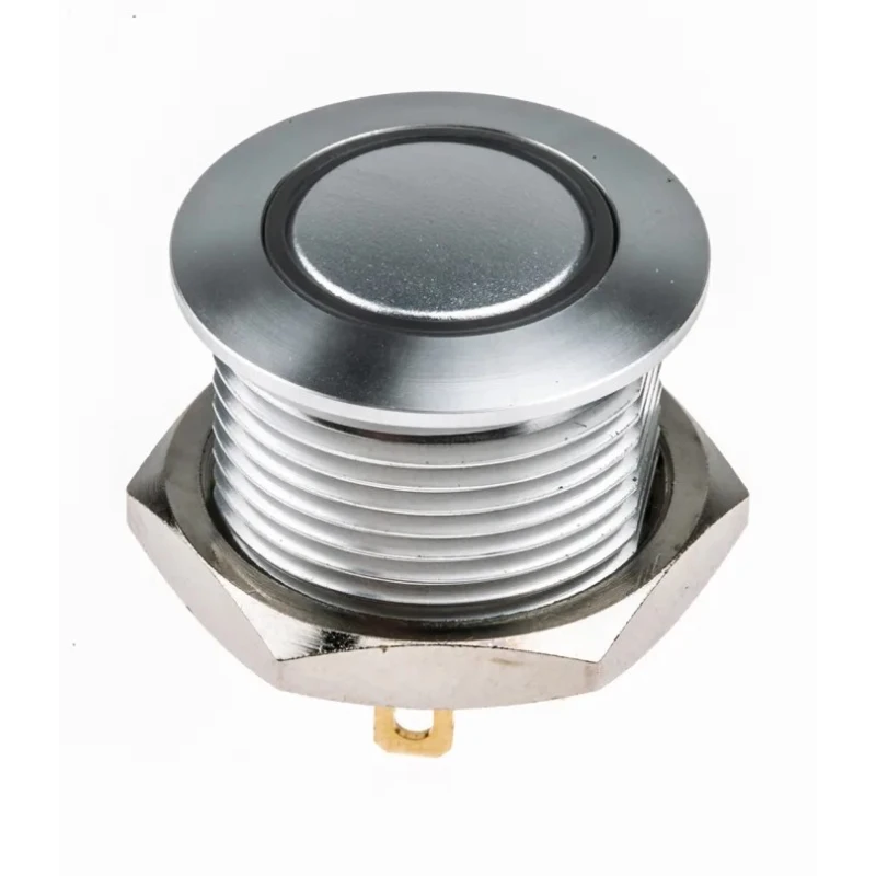 RS PRO Illuminated Momentary Push Button Switch, Panel Mount, 16 mm Cutout, SPST, Green and Red LED, IP67, 36 V dc 175-8556