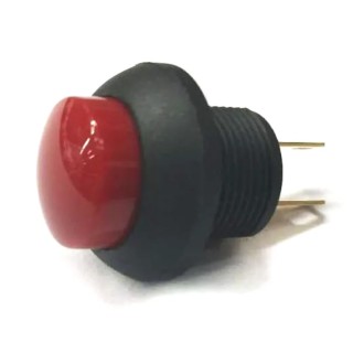 RS PRO Push Button Switch Momentary Panel Mount SPST IP67 36 V dc 13.6 mm Cutout 175-8607