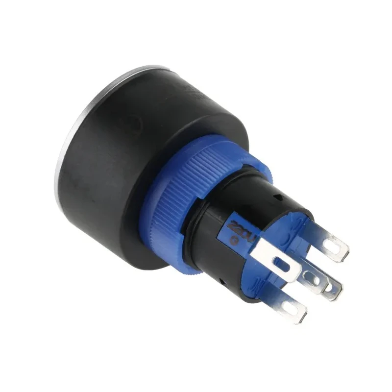 RS PRO Illuminated Push Button Switch, Momentary, Panel Mount, 22.2 mm Cutout, SPDT, Green LED, IP65, 250 V AC 175-8992