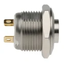 RS PRO Illuminated Momentary Push Button Switch, Panel Mount, 16 mm Cutout, SPST, White LED, IP67, 36 V dc 175-9128