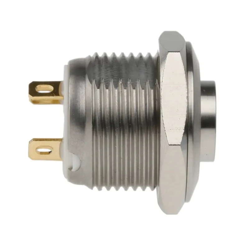 RS PRO Illuminated Momentary Push Button Switch, Panel Mount, 16 mm Cutout, SPST, White LED, IP67, 36 V dc 175-9128