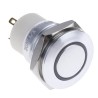 RS PRO Illuminated Push Button Switch, Latching, Panel Mount, 16 mm Cutout, SPST, Yellow LED, IP67, 36 V dc 175-9147