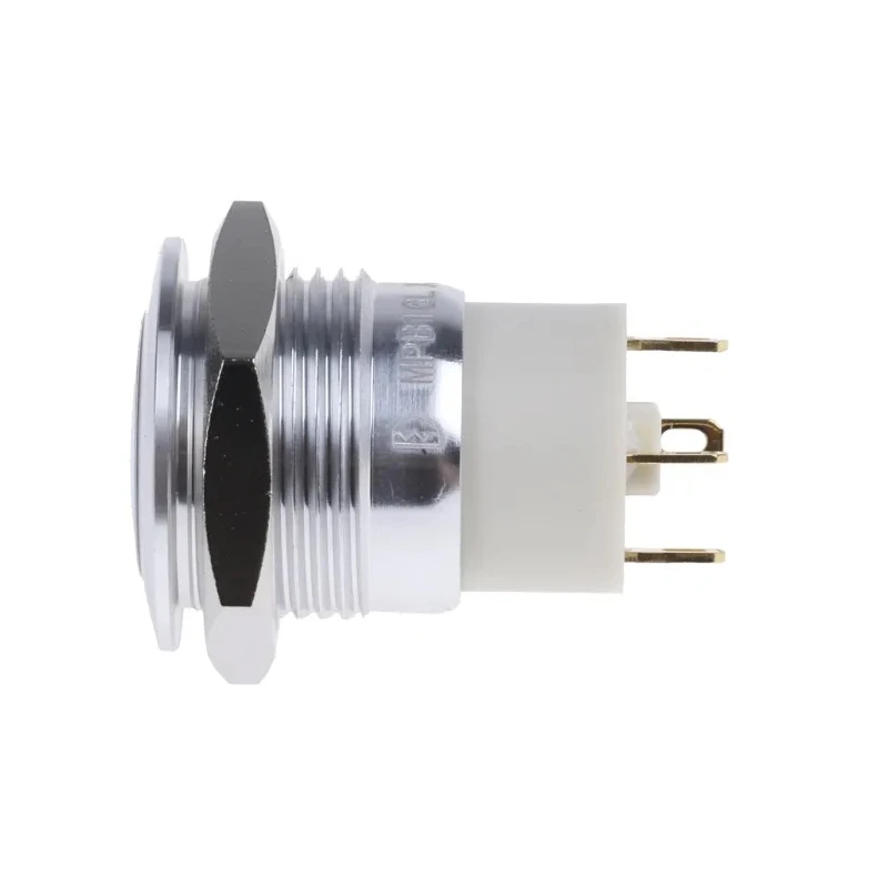 RS PRO Illuminated Push Button Switch, Latching, Panel Mount, 16 mm Cutout, SPST, Yellow LED, IP67, 36 V dc 175-9147