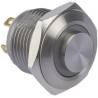 RS PRO Illuminated Push Button Switch Momentary Panel Mount SPST Yellow LED IP67 36V DC 175-9180