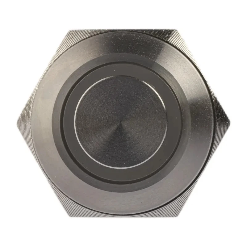 RS PRO Illuminated Push Button Switch Momentary Panel Mount SPST Yellow LED IP67 36V DC 175-9180