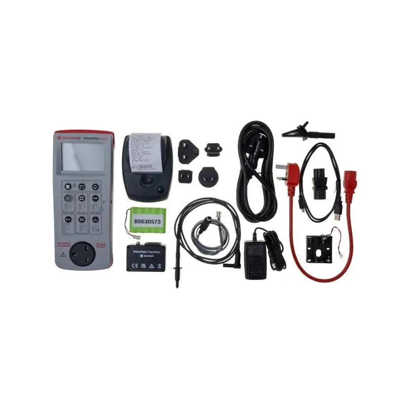 Seaward PrimeTest 250+ Pro Bundle with software UK PAT Testing Kit Class I Test Type 403A953
