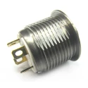 RS PRO Illuminated Momentary Push Button Switch, Panel Mount, 16 mm Cutout, SPST, Red LED, IP67, 36 V dc 175-9181