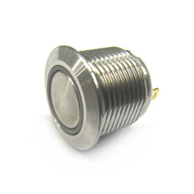 RS PRO Illuminated Momentary Panel Push Button Switch, 16 mm Cutout, SPST, RGB LED, IP67, 36 V dc 175-9193