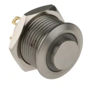 RS PRO Illuminated Momentary Push Button Switch, Panel Mount, 16 mm Cutout, SPST, Green LED, IP67, 36 V dc 175-9206