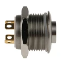 RS PRO Illuminated Momentary Push Button Switch, Panel Mount, 16 mm Cutout, SPST, Green LED, IP67, 36 V dc 175-9206