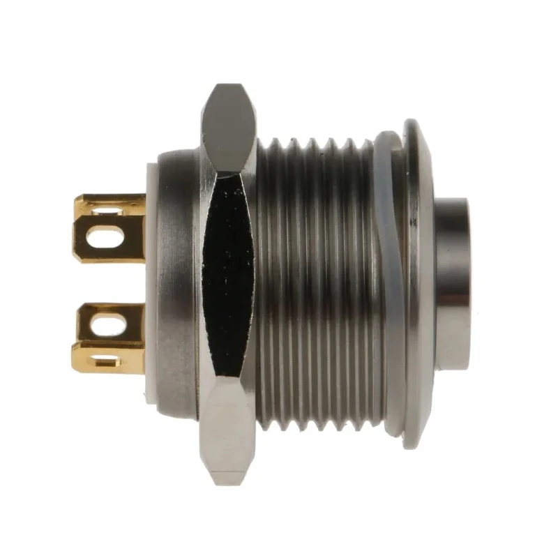 RS PRO Illuminated Momentary Push Button Switch, Panel Mount, 16 mm Cutout, SPST, Green LED, IP67, 36 V dc 175-9206