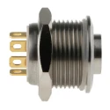 RS PRO Illuminated Push Button Switch Momentary Panel Mount 16 mm Cutout SPST Yellow LED IP67 36 V dc 175-9207