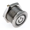 RS PRO Illuminated Momentary Push Button Switch, Panel Mount, 16 mm Cutout, SPST RGB LED, IP67, 36 V dc 175-9212