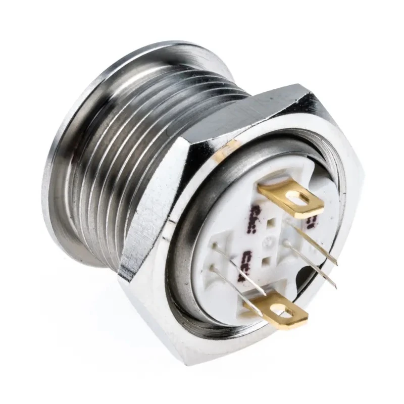 RS PRO Illuminated Momentary Push Button Switch, Panel Mount, 16 mm Cutout, SPST RGB LED, IP67, 36 V dc 175-9212