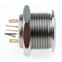 RS PRO Illuminated Momentary Push Button Switch, Panel Mount, 16 mm Cutout, SPST RGB LED, IP67, 36 V dc 175-9212