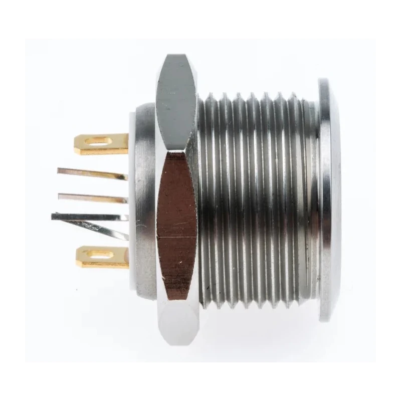 RS PRO Illuminated Momentary Push Button Switch, Panel Mount, 16 mm Cutout, SPST RGB LED, IP67, 36 V dc 175-9212