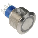 RS PRO Push Button Switch, Latching, Panel Mount, SPDT, IP67, 25.2 mm Cutout, 250 V AC, 3-5A Switch Contact Current 175-9265