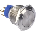 RS PRO Push Button Switch Momentary Panel Mount DPDT IP67 Rated 22.2 mm Cutout 250 V 3, 5A 175-9271