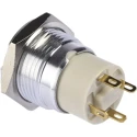 RS PRO Illuminated Push Button Switch, Latching, Panel Mount, 16 mm Cutout, SPST, Green LED, IP67 Rated, 36 V DC 175-9283